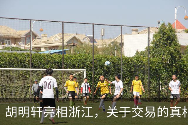 胡明轩亮相浙江，关于交易的真相揭秘
